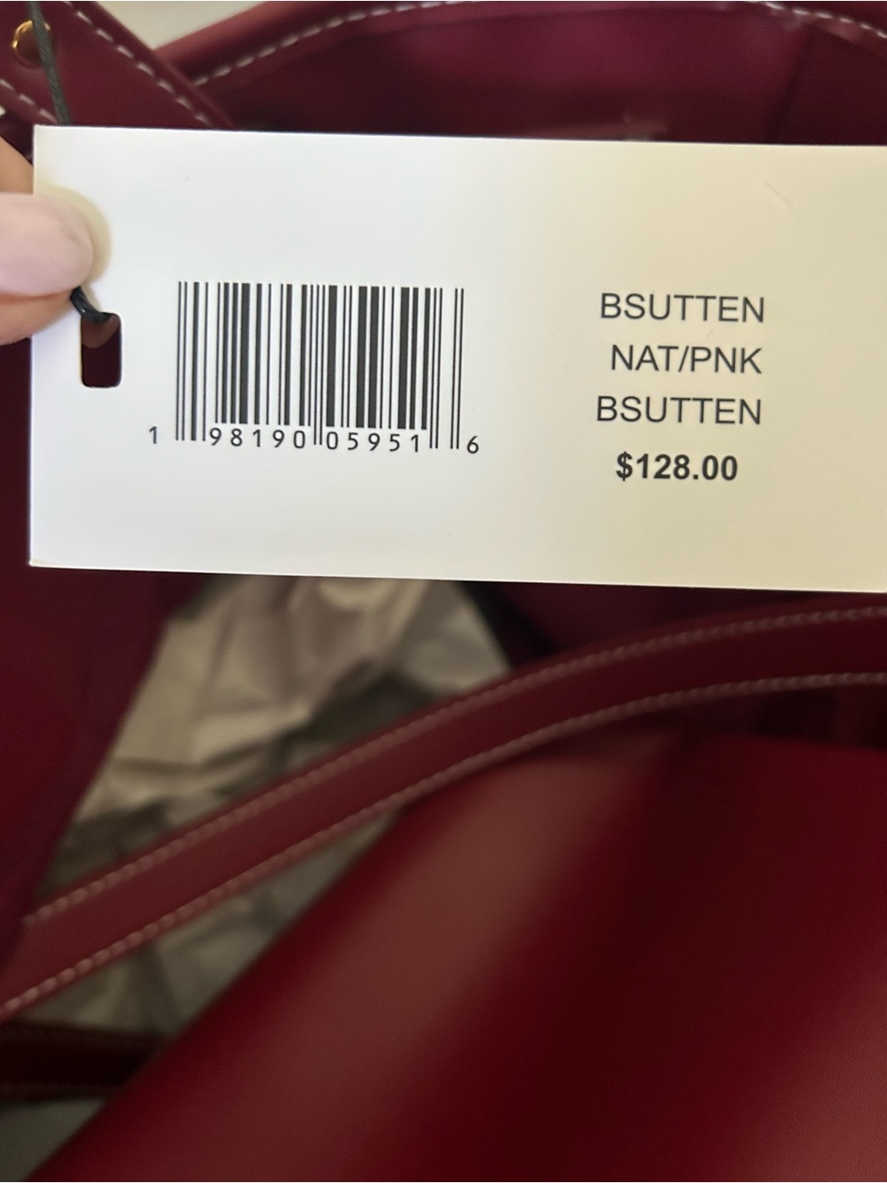 Steve Madden BOGO Canvas Tote And Matching Crossbody - Picture 6 of 6